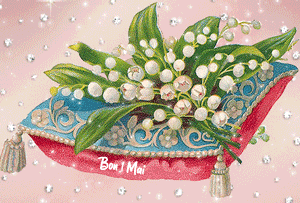 Gif animé bon 1 mai muguet